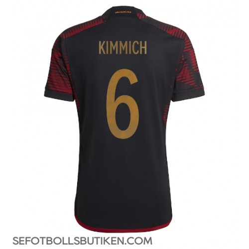 Tyskland Joshua Kimmich #6 Replika Borta matchkläder VM 2022 Korta ärmar